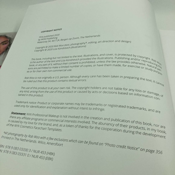 Facechart Drawing With Makeup Liza Kondrevich Hardcover Cosmetology Book - Picture 10 of 14